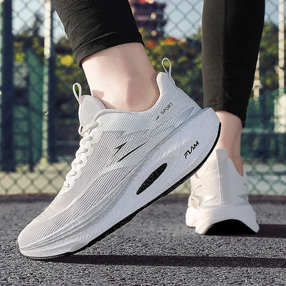 Men's Breathable Mesh Running Sneakers Black