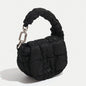 Black Nylon Mini Cloud Waist Pack with Coin Purse