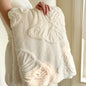 Coral Fleece Autumn Blanket with 3D Butterflies