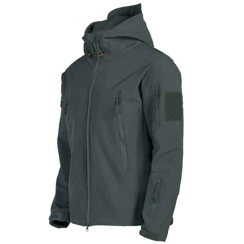 Men's Hooded Tactical Waterproof Bomber Jacket