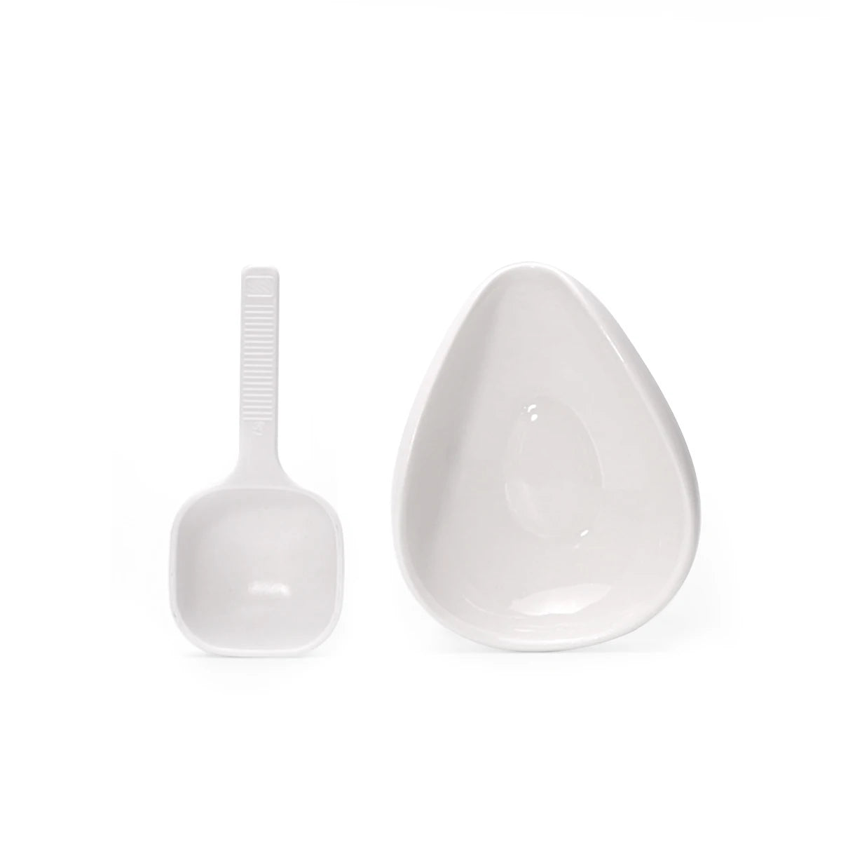 Leeseph Ceramic Coffee Bean Dosing Cup Set Black White