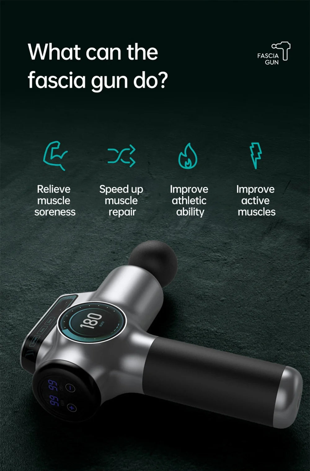 Professional Massage Gun -Neck & Back Relief