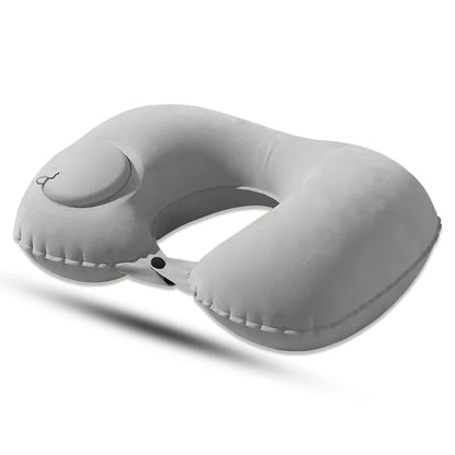 Foldable Inflatable U-Shaped Travel Pillow