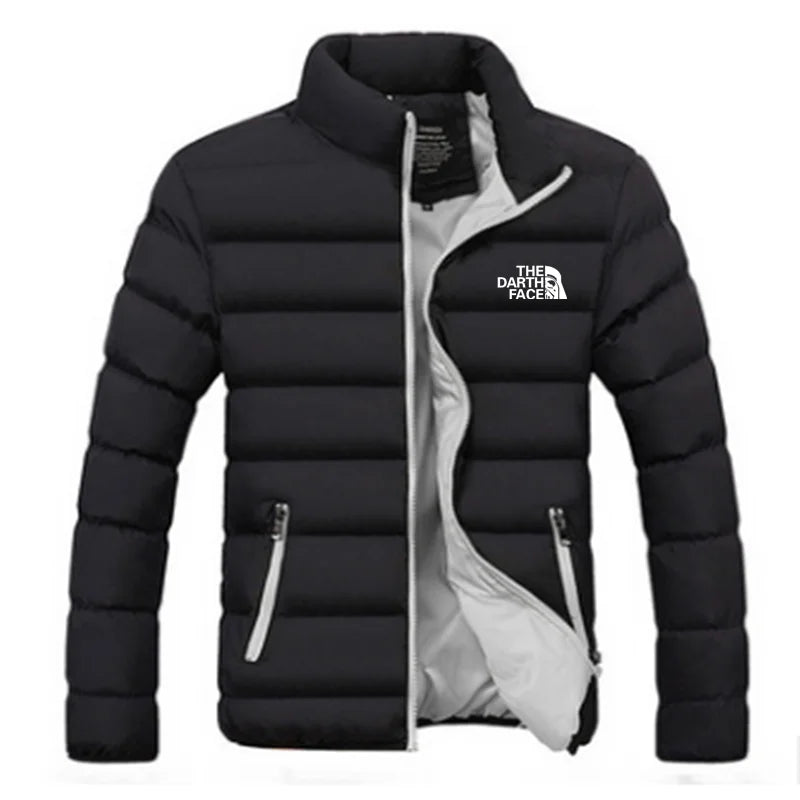 Men's Casual Printed Cotton Parka Jacket