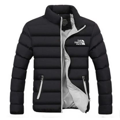 Men's Casual Printed Cotton Parka Jacket