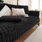 Flannel Sofa Cushion Non-Slip Plush Backrest Cover