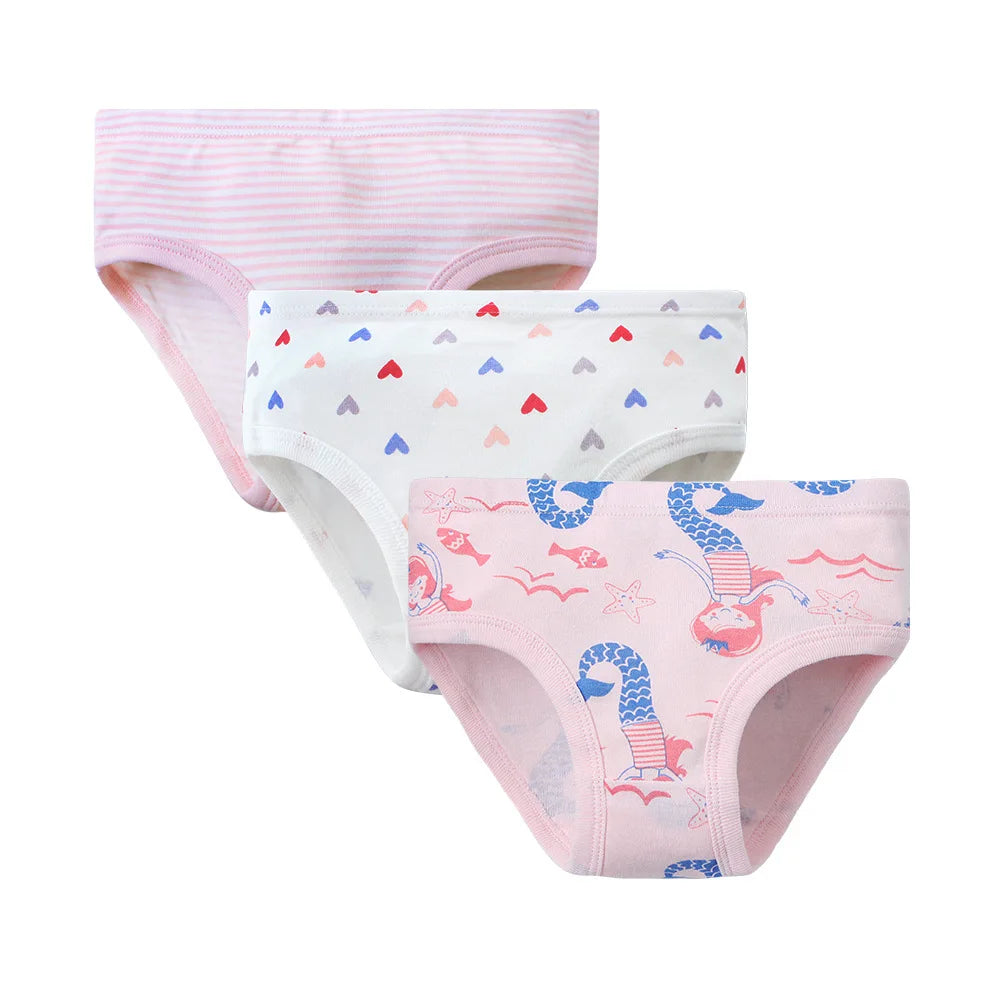 Children's Girls Cotton Unicorn Print Panties