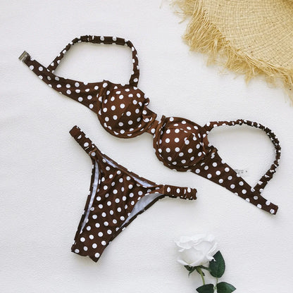 Dot Micro Bikini Women Swimwear Push Up Bathing Suit