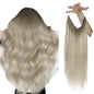 VeSunny Remy Hair One Piece Invisible Wire Extensions