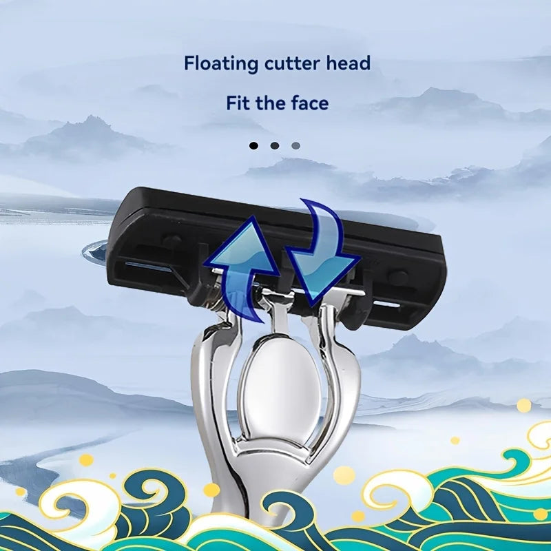 Men's 6-Layer Safety Razor Set