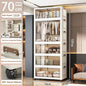 Multi-Layer Plastic Storage Cabinet for Home Use