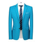 Men's Solid Color Formal Suit Jacket Slim Fit Blazer