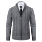 Men's Casual Knitted Sweater Coat in Cashmere Blend