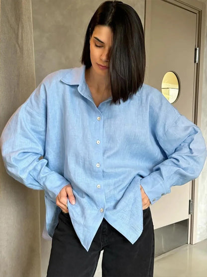 Bornladies Cotton Casual Shirt for Women