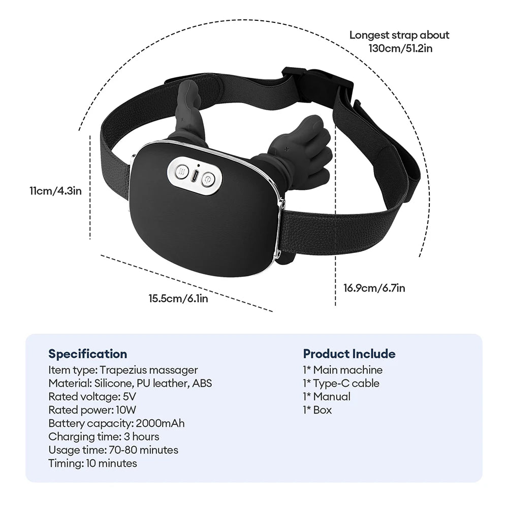 4D Wireless Neck and Shoulder Massager