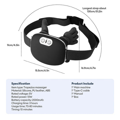 4D Wireless Neck and Shoulder Massager