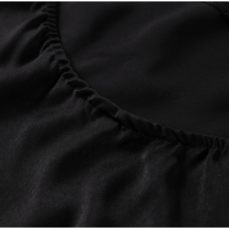 Elegant Halter Dress Women Solid Backless Maxi Dress