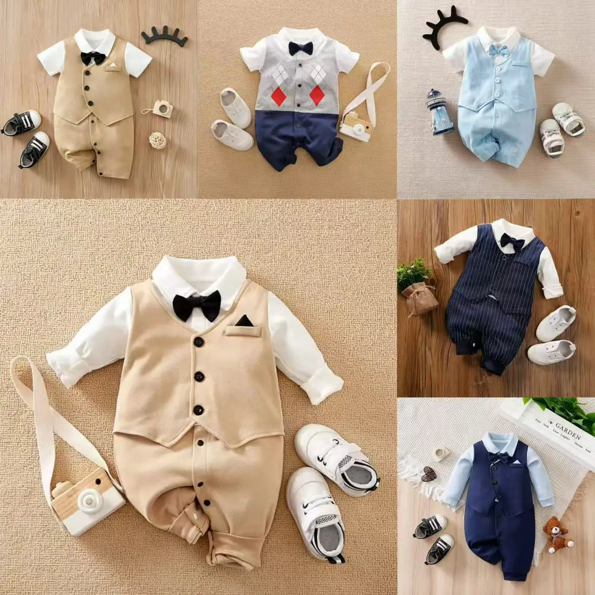 Cotton Baby Bodysuit Summer Short Sleeved Unisex