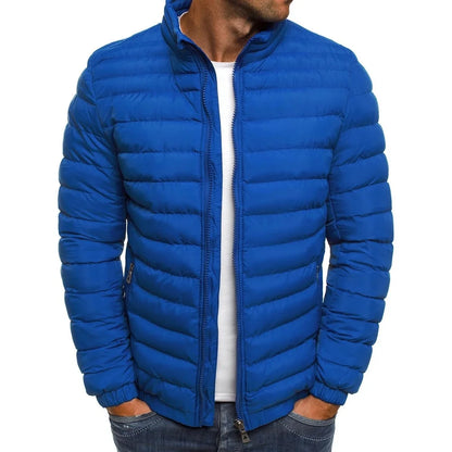 Men's Warm Casual Stand Collar Down Jacket