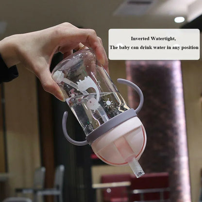 Kids 350ml Leak Proof Sippy Cup with Gravity Ball Straw