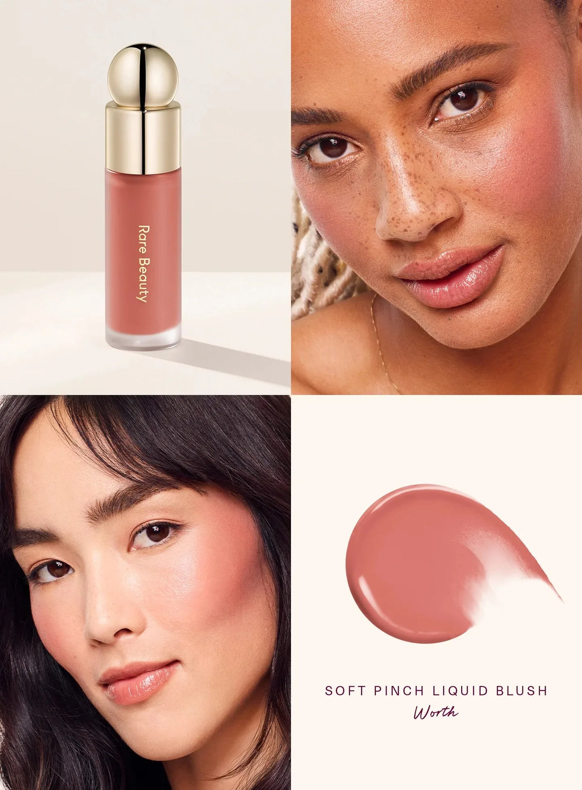 Rare Beauty Soft Pinch Liquid Blush Seamless Matte Makeup