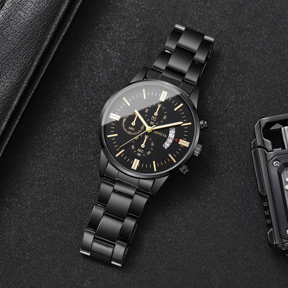 Luxury Stainless Steel Quartz Watch for Men