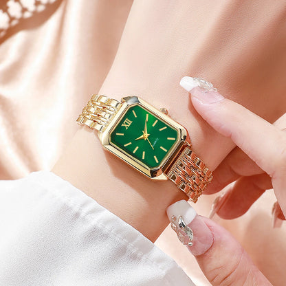Fashion Rectangle Women Quartz Watch Bracelet Set