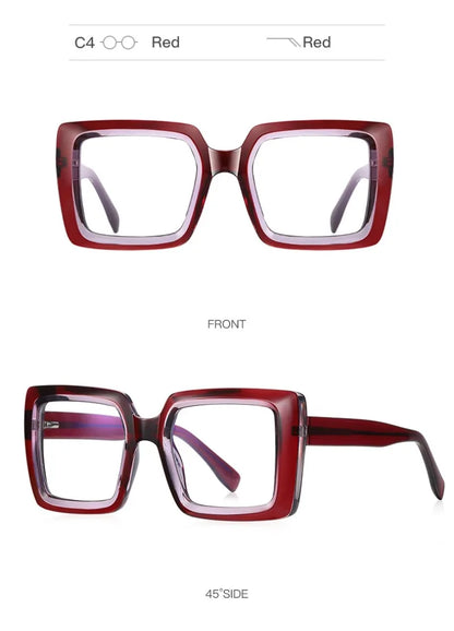 Trendy Square Large Frame Reading Glasses for Women