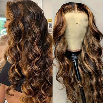 30 Inch Honey Blonde Ombre Lace Front Wig Human Hair