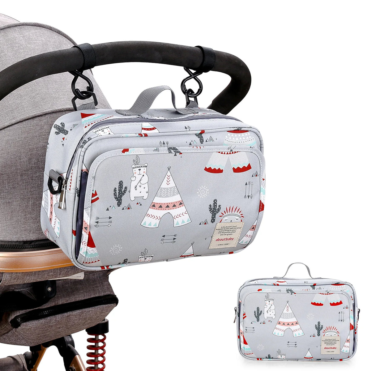 Waterproof Baby Stroller Bag Multifunction Diaper Organizer