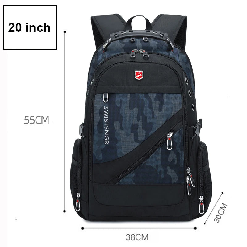 Waterproof Oxford Laptop Backpack for Travel and School