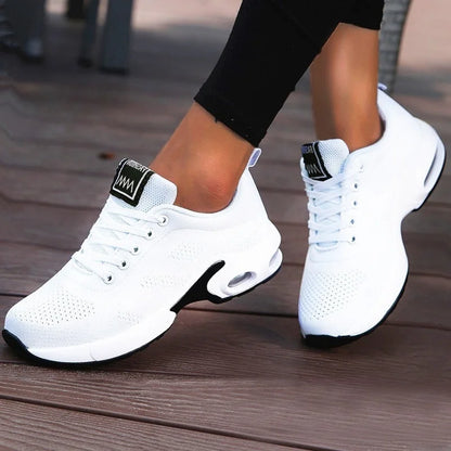 Women Breathable Mesh Platform Sneakers Casual Shoes