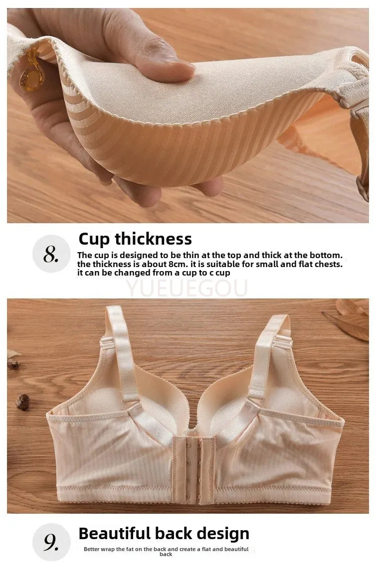 8cm Thickened Wireless Push Up Bra for Women