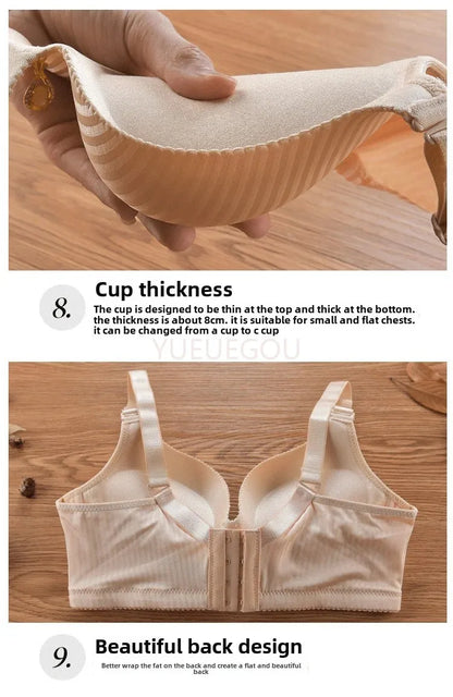 8cm Thickened Wireless Push Up Bra for Women