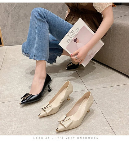Pointed Toe Stiletto Heels Women's Office Pumps