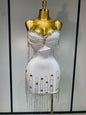 Backless Spaghetti Strap Bodycon Dress for Women