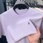 Cotton Men's Short Sleeve T-Shirt Casual Round Neck