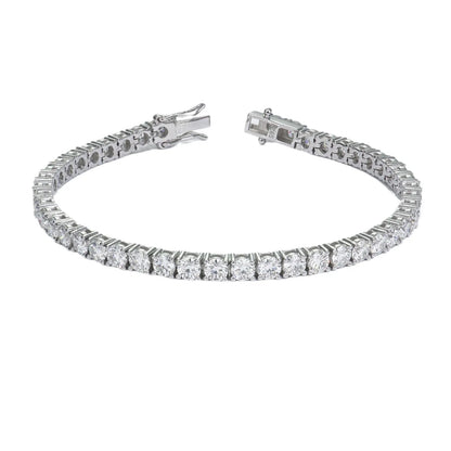 Moissanite Diamond Tennis Bracelet S925 Sterling Silver