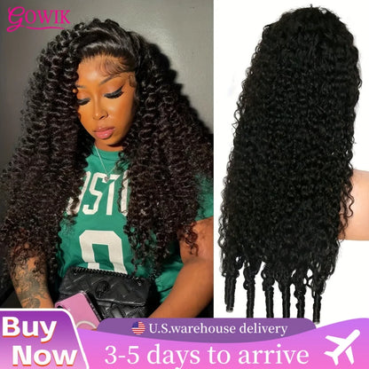 13x6 Lace Frontal Wig Burmese Curly Human Hair