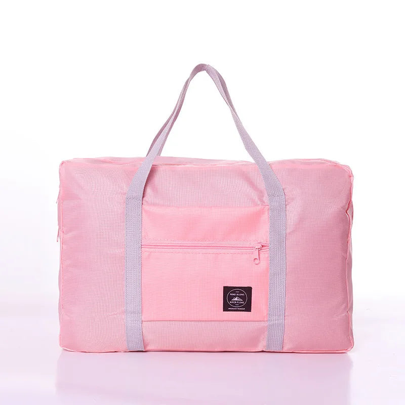 Foldable Nylon Travel Duffel Bag for Women and Girls