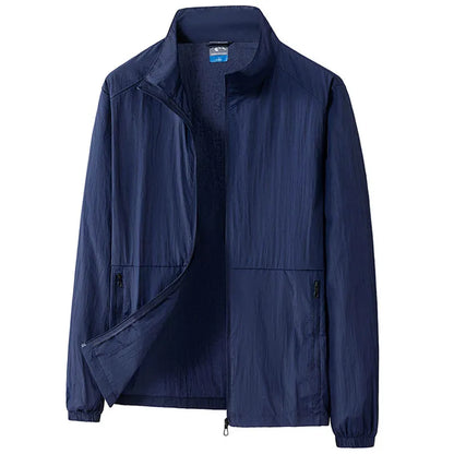 Oversize 7XL 8XL UV Protection Lightweight Jacket Men