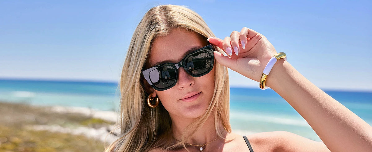 ZENOTTIC Square Polarized Sunglasses for Women UV400