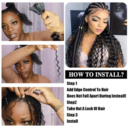 14 Inch Brazilian Virgin Deep Wave Braiding Hair