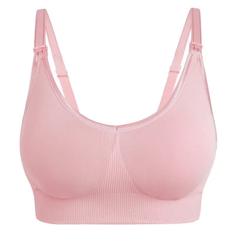 Wire-free Nursing Bra for Maternity Women in Natural Color