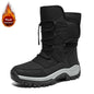 Men's Winter Ankle Boots Waterproof Plush Hiking Shoes