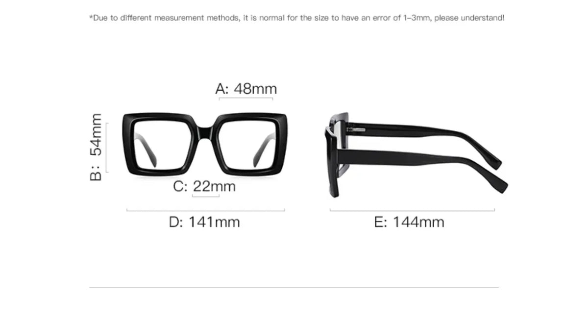 Trendy Square Large Frame Reading Glasses for Women