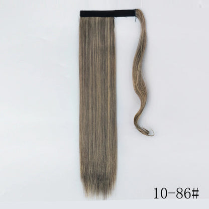 Long Straight Clip-in Ponytail Hair Extension Black