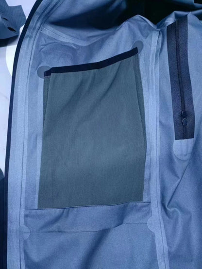 Three Layer Waterproof Windbreaker Jacket for Camping