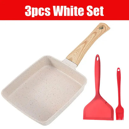 Nonstick Japanese Omelette Pan with Detachable Handle