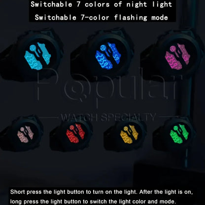 Men's Digital Sports Watch -LED Display